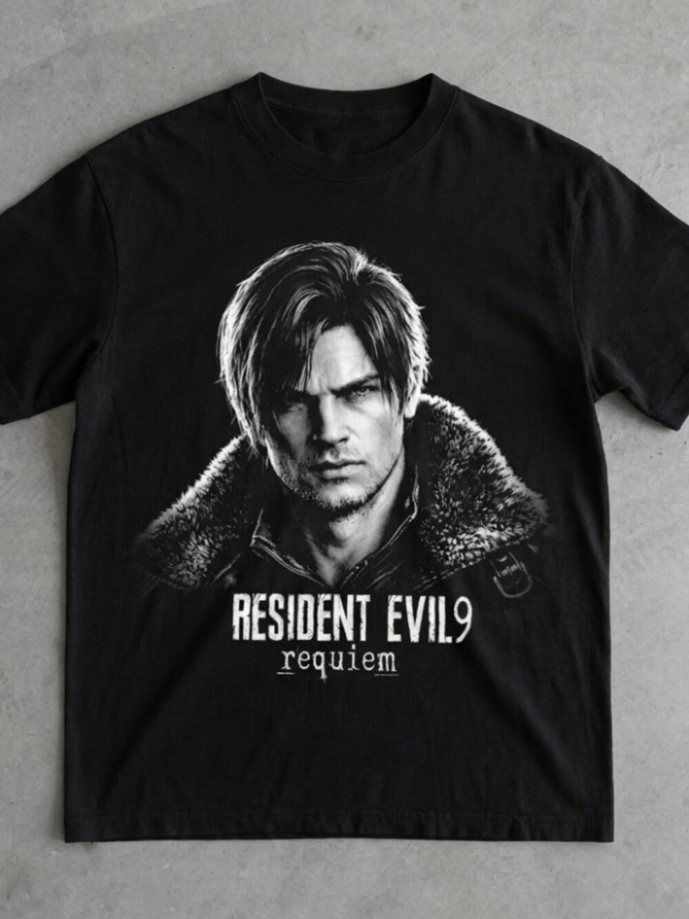 Leon Kennedy T-Shirt, Resident Evil Requiem Shirt, RE9 Requiem Gift